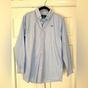 Vineyard Vines boys Large (16-18) whale shirt - very good